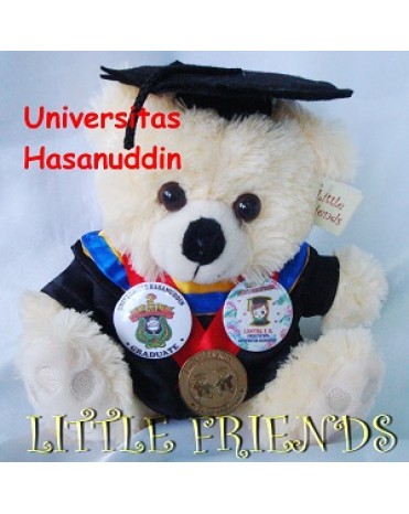 Boneka Wisuda Universitas Hasanuddin - Matematika (25 cm)
